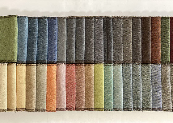 IL FILATO HA TINTO il tessuto 100% di cotone di tela del tessuto del poliestere del tessuto di molti colori per il sofà della mobilia