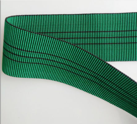 Tessitura a 2 pollici elastica del polipropilene della tessitura pp della tappezzeria verde